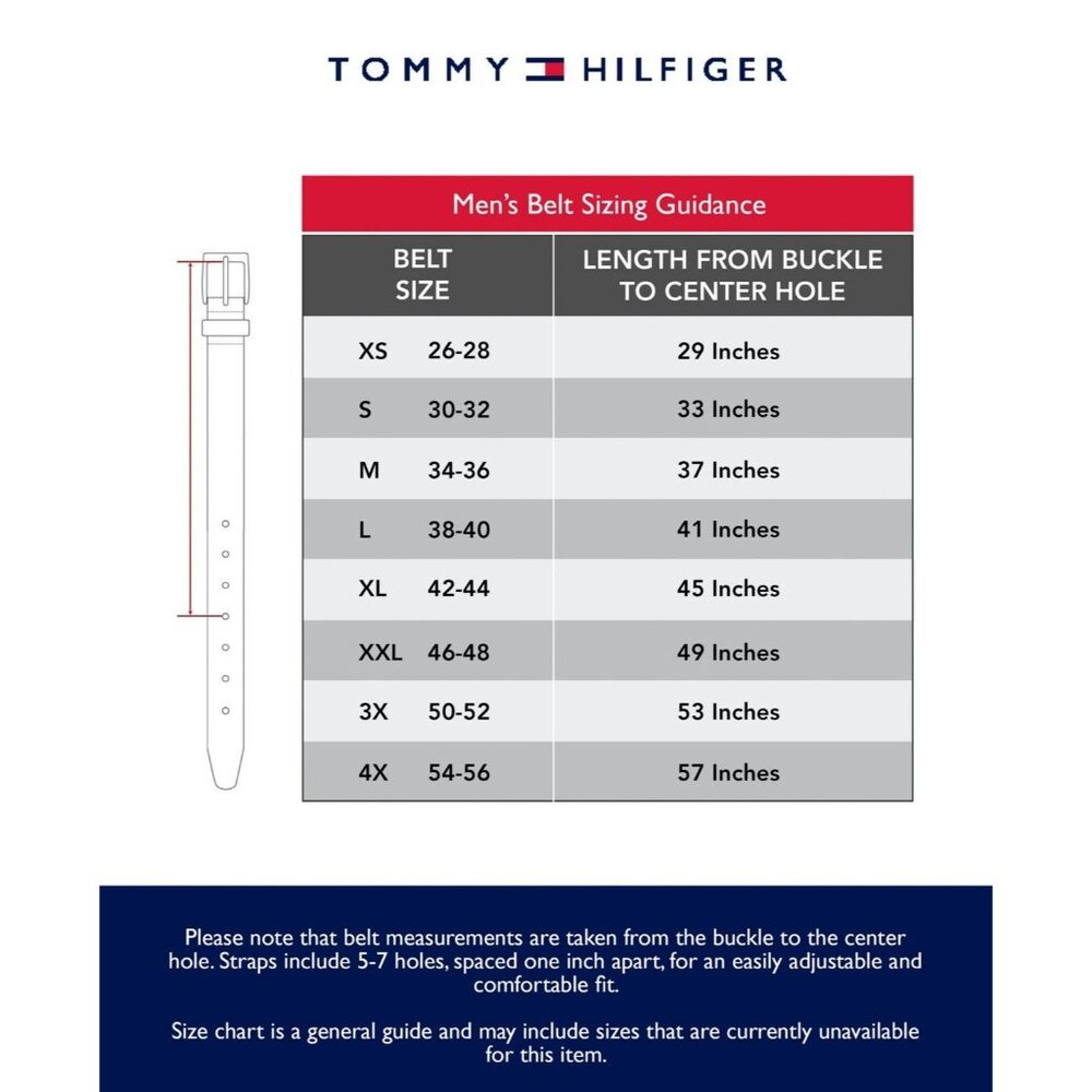 Tommy Hilfiger Belt Men's Small 30-32 Blue New York Military Belt NWT - Picture 3 of 6
